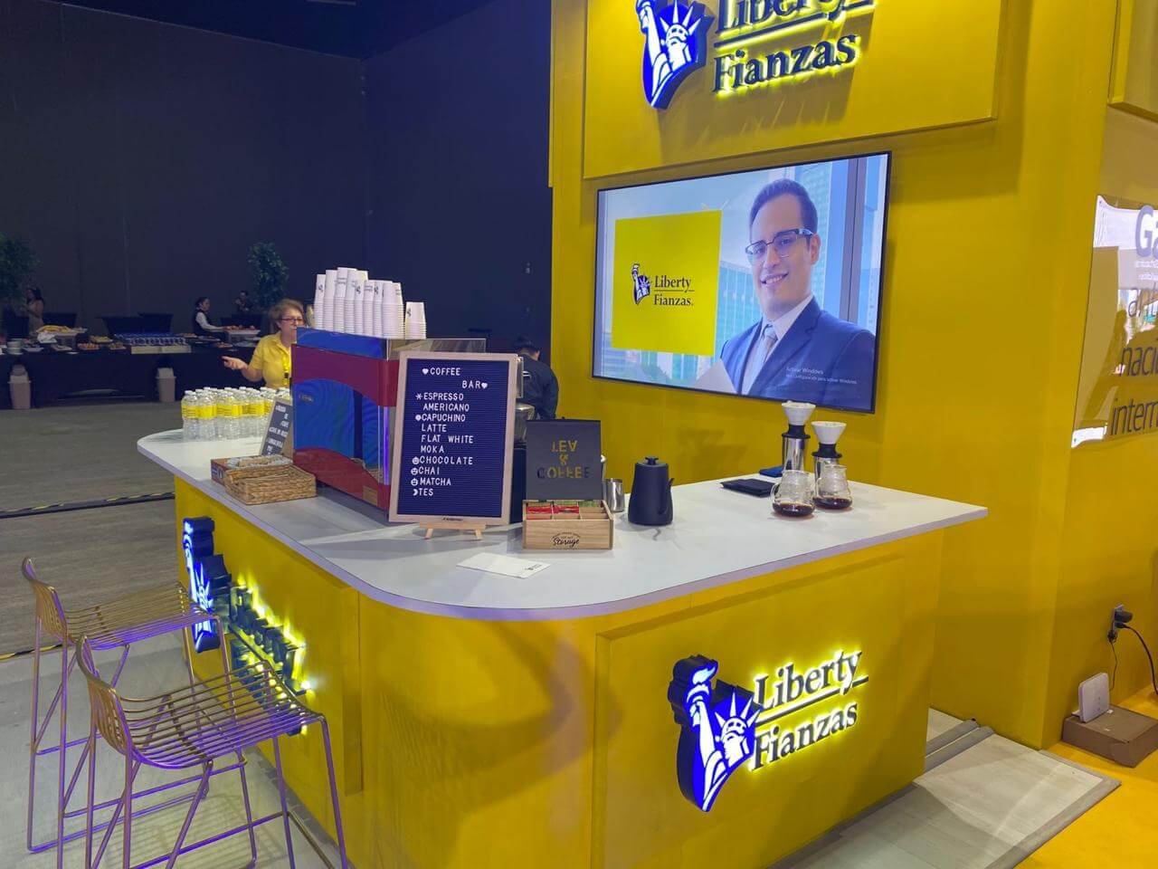 Barra de café para eventos de marca y estrategias de marketing para eventos